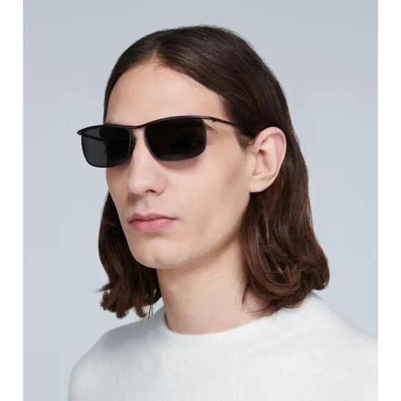 CELINE CL 40099U Rectangle-Frame Metal Sunglasses men's NEW - Picture 2 of 10